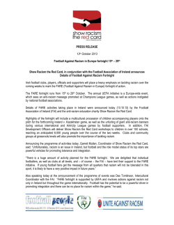 press release - Office for the Promotion of Migrant Integration