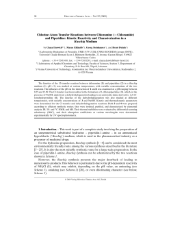 Chlorine-Atom Transfer Reactions between Chloramine