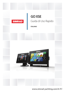 GO XSE Guida di Uso Rapido