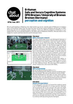B-Human Safe and Secure Cognitive Systems DFKI Bremen