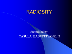 radiosity - Computer Science