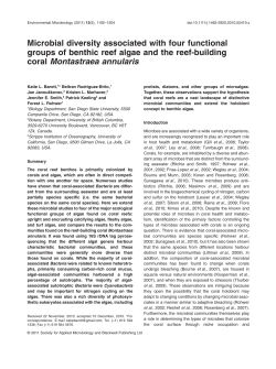 Microbial diversity associated with four functional