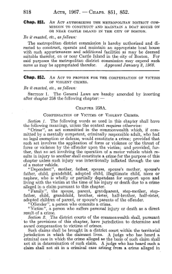 818 ACTS, 1967.&mdash;CHAPS. 851, 852. Be it enacted, etc., as follows
