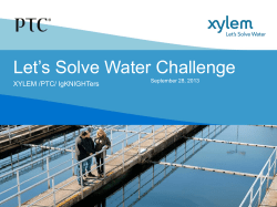Let*s Solve Water Challenge