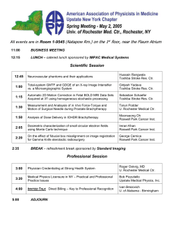 2005 Meeting - Buffalo General Hospital 100 High Street Buffalo NY