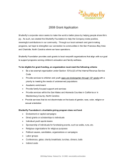 Electronic Arts Corporate Charitable Giving Program