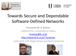 Towards Secure and Dependable Software-Defined Networks