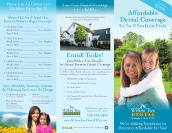 Affordable Dental Coverage