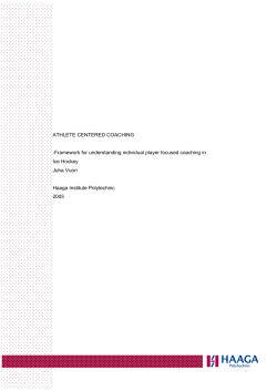 athlete centered coaching