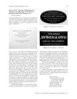 TUGboat, Volume 38 (2017), No. 1 93 Book review: Manuale