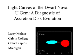 Light Curves of the Dwarf Nova U Gem