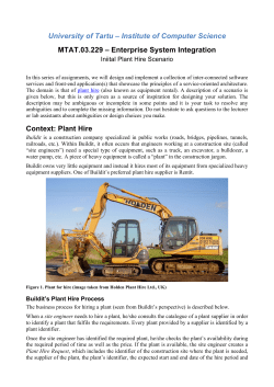 Plant Hire