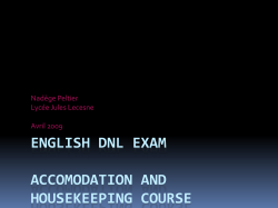 ENGLISH DNL EXAM