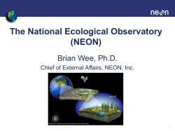NEON Goal - ESIP Wiki