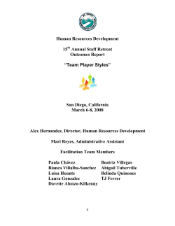 Team Player Styles - El Paso Community College