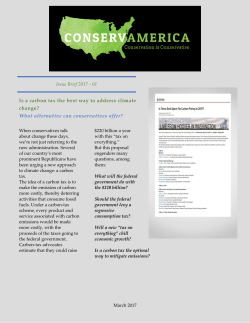 Is a carbon tax the best way to address climate