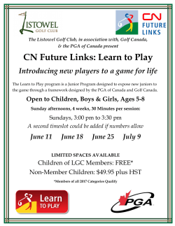 CN Future Links: Learn to Play