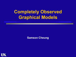 Parameter Estimation for Completely Observed Graphical Models