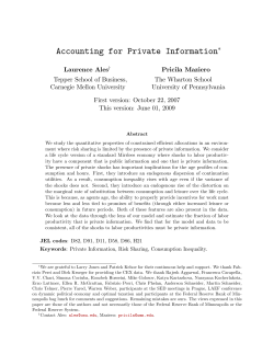 Accounting for Private Information - Andrew.cmu.edu