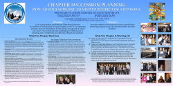 Chapter Succession Planning How To Find Someone To Step