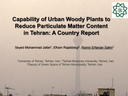 Capability of Urban Woody Plants to Reduce Particulate Matter