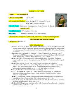 DOC - Birbal Sahni Institute of Palaeobotany