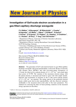 Investigation of GeV-scale electron acceleration in a gas