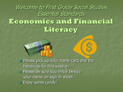 Economics and Financial Literacy