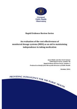 A monitored dosage system (MDS)