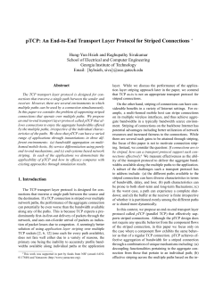 pTCP: An End-to-End Transport Layer Protocol for Striped