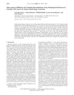 Observation of Diffusion and Tunneling