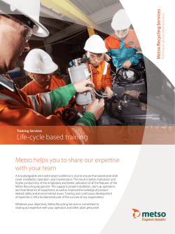 Life-cycle based training