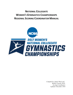 national collegiate women`s gymnastics championships