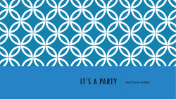 It*s A party