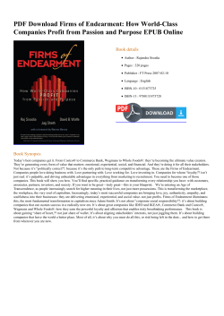 PDF Firms of Endearment: How World
