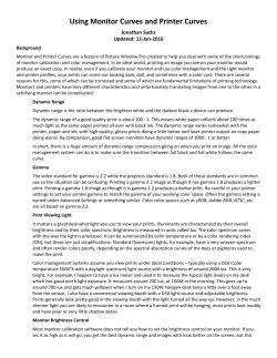 Monitor and Printer - Picture Window Pro