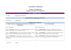AAEH DRAFT PROGRAM `Europe`s Entanglements`