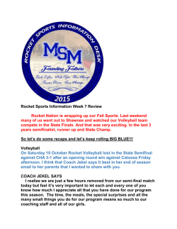 Rocket Sports Information Week 7 Review Rocket Nation is