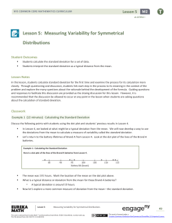 Algebra I Module 2, Topic B, Lesson 5: Teacher Version