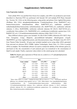 Gene expression analysis_x000d_Total cellular RNA was