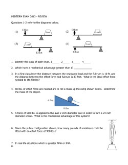 Multiple Choice * Using a scantron form, bubble in the