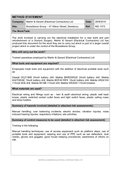 Method Statement - Broadstone Group Information Pack