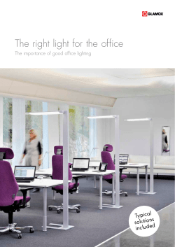 The right light for the office