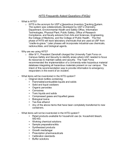 HITS Frequently Asked Questions (FAQs)