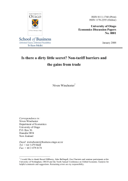 Non-tariff barriers and the gains from trade