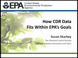Susan Sharkey, EPA Presentation