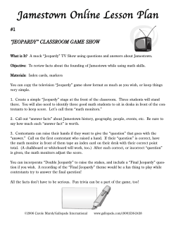 Jamestown Lesson Plans - Gallopade International
