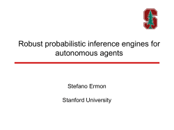 Robust probabilistic inference engines for autonomous agents