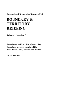 Boundaries in Flux: The `Green Line` Boundary