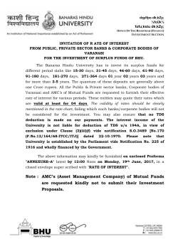 of Mutual Funds are requested kindly not to submit their Investment